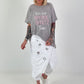 Oversized T-Shirt on Tour - grau