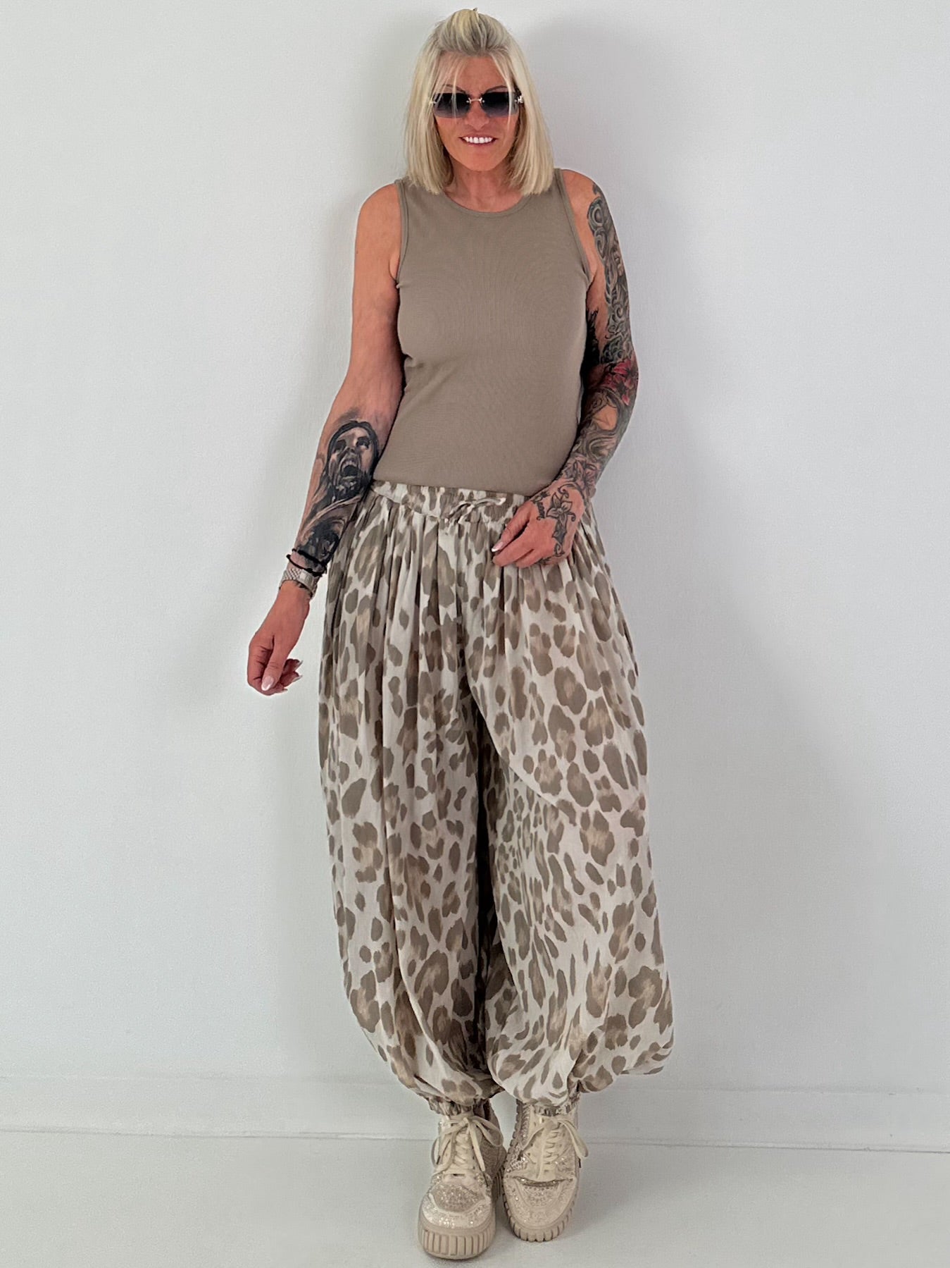 Ripp Tank Top  - taupe