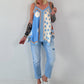 Jeans Hose destroyed  - hellblau