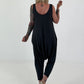 Jumpsuit mit Nieten - anthrazit