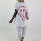 T-Shirt Smile - weiss
