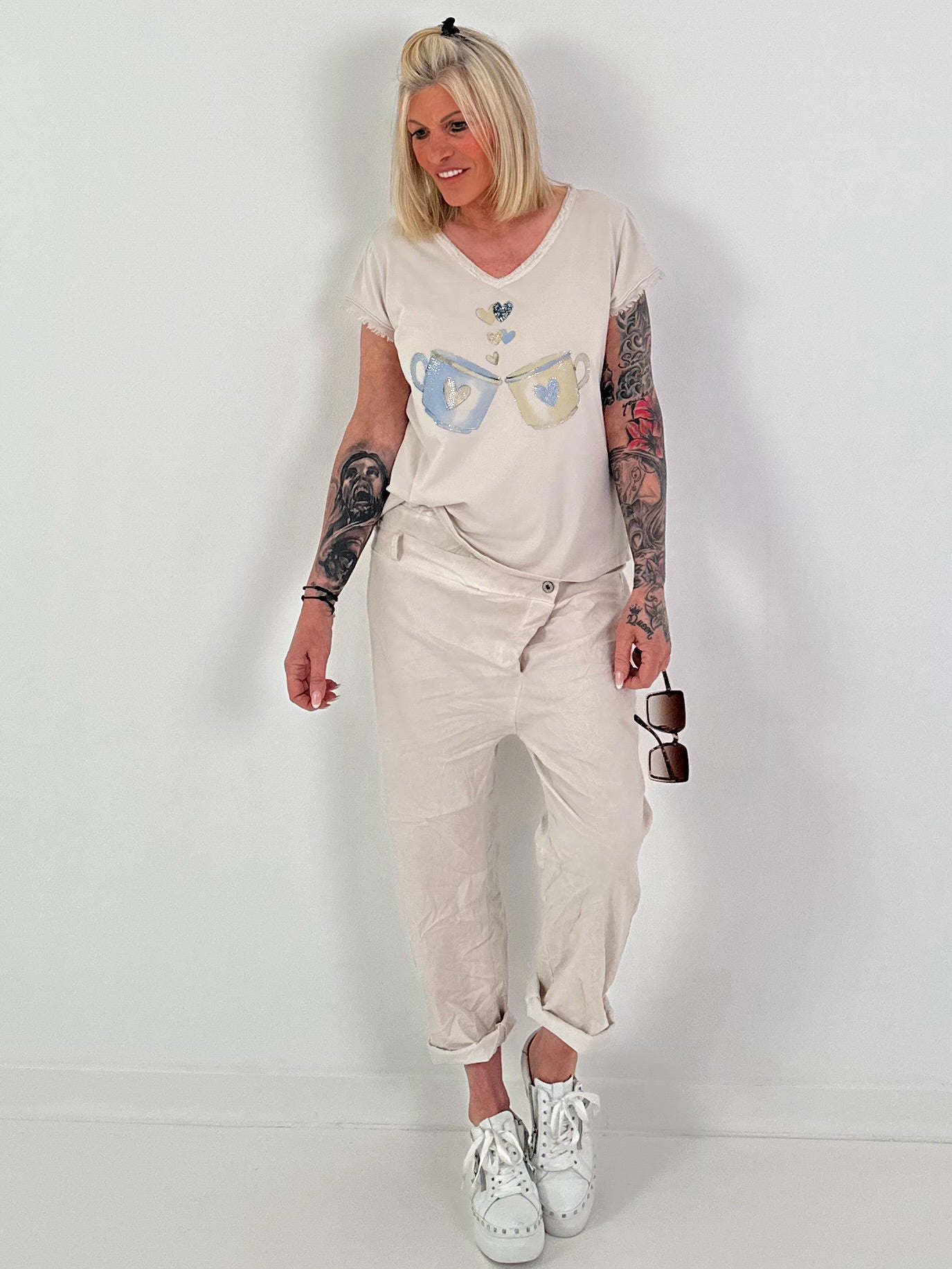 T-Shirt Cups - beige