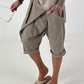 Short Baggy with Overlay - Taupe
