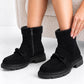 Loafer ankle boot - black