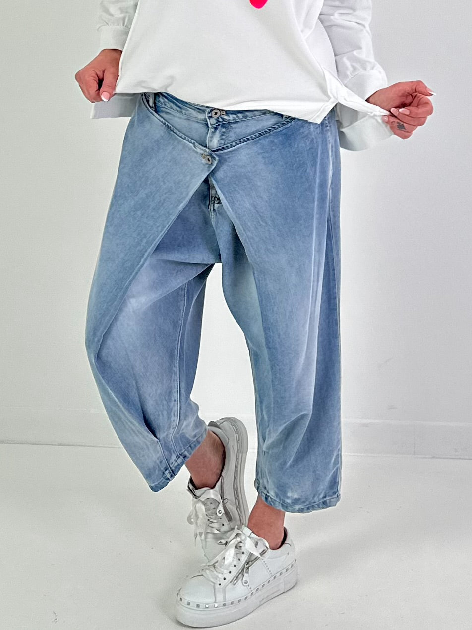 Jeans Hose Modell "Urban Overlap" - denim