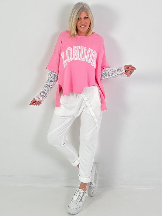 Sweater London - rosa