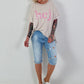 T-shirt Hej - beige