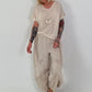 Fine knit shirt Sun with lurex - beige