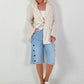 Leichter Blazer mit Patten - beige