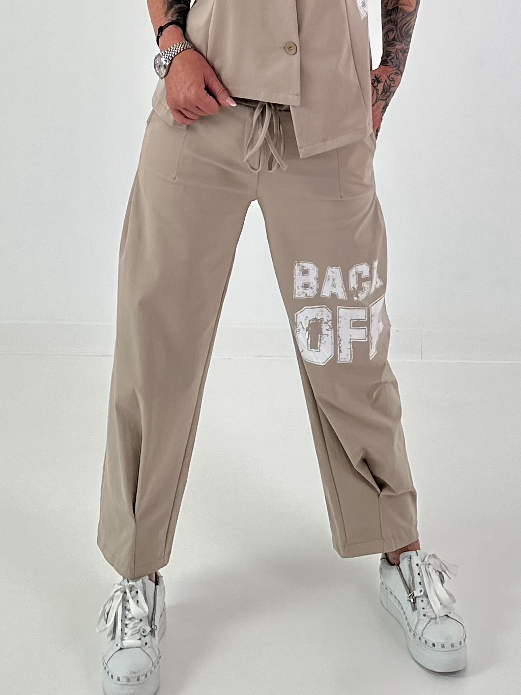Hose BACK OFF - beige