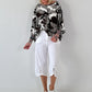 Sweatshirt model "Lace Whisper" - beige