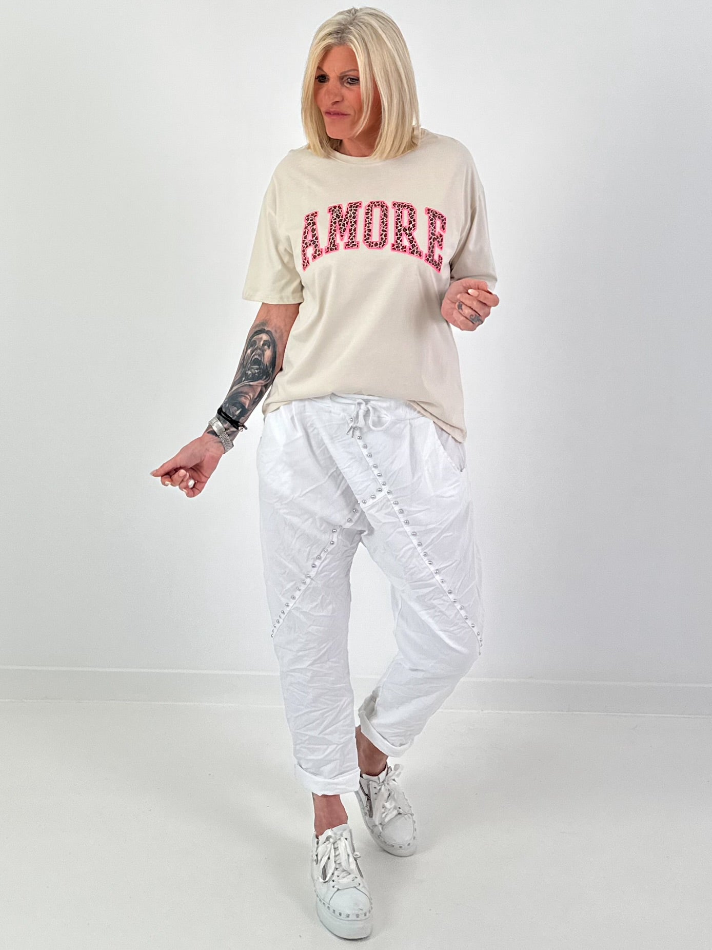 T-Shirt Amore - beige