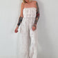 Romantischer Sommer Overall - beige