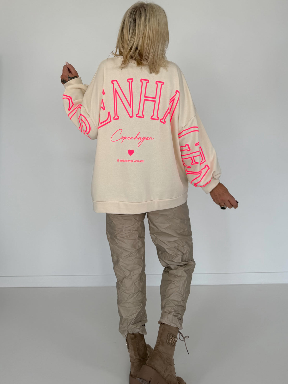 Oversized Sweater Copenhagen - beige