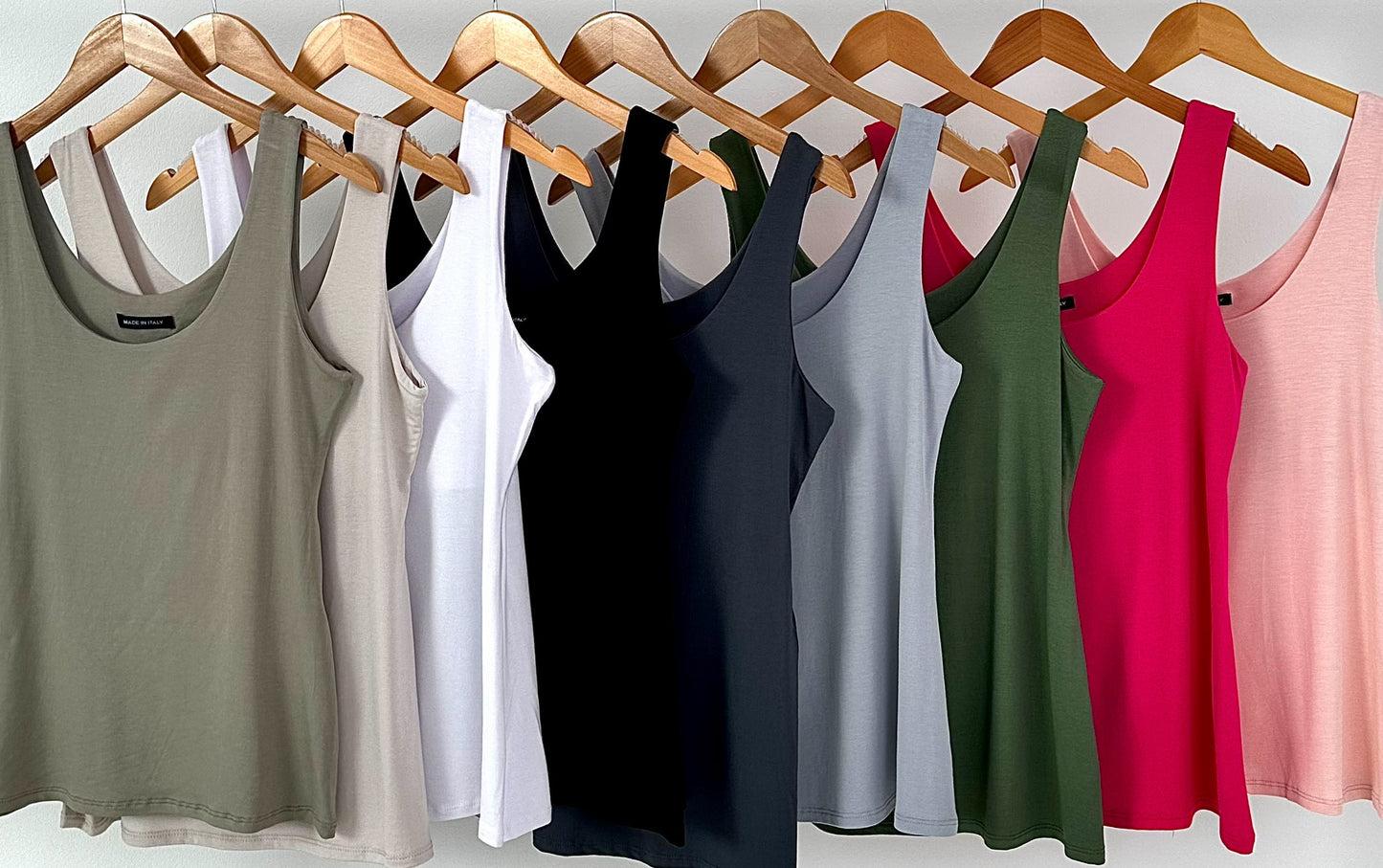 Lined Basic Top - 9 Colors
