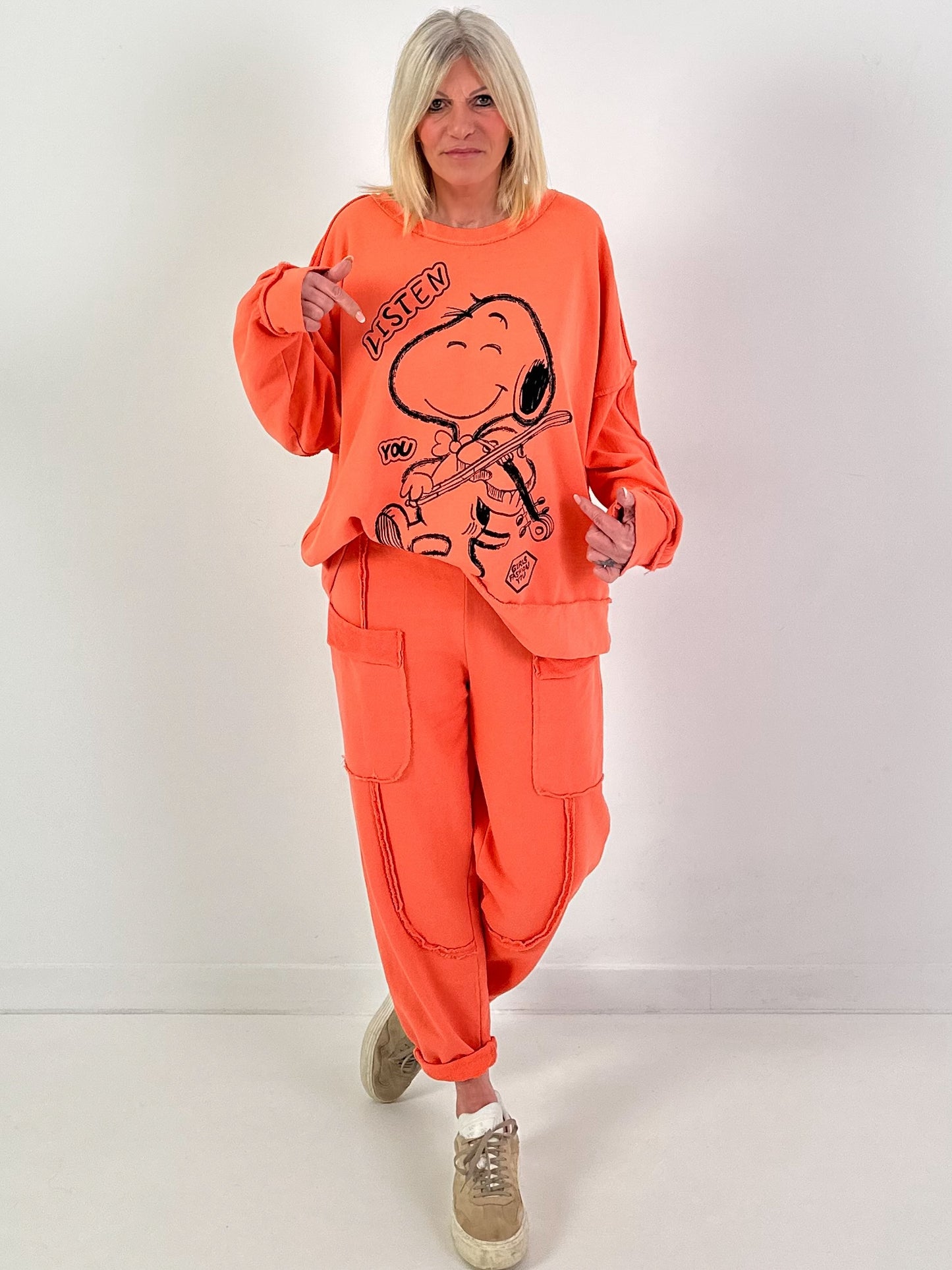 Hose Modell "Urban Pocket Flair" - orange