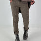 Hose mit elastischem Bund  - leo -taupe