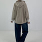 Light Jacket with Hood - beige