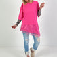 Shirt Modell "Layered Grace" - pink