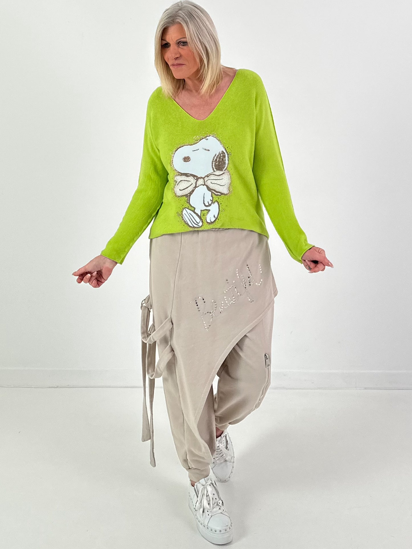 Trui model "Cozy Cutie" - groen