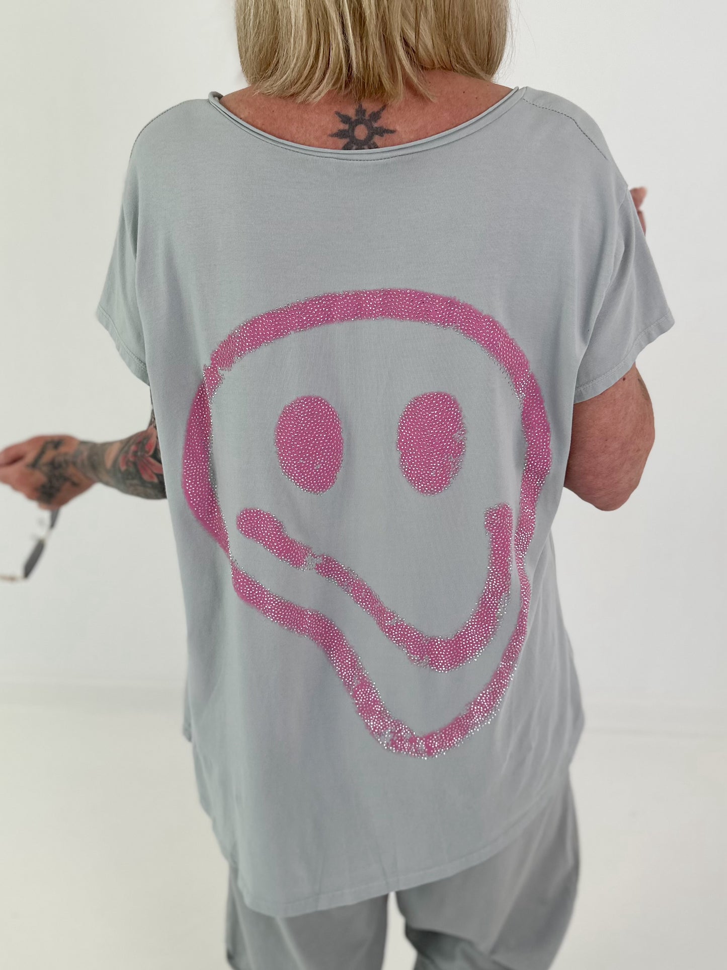 T-shirt Smile - grey