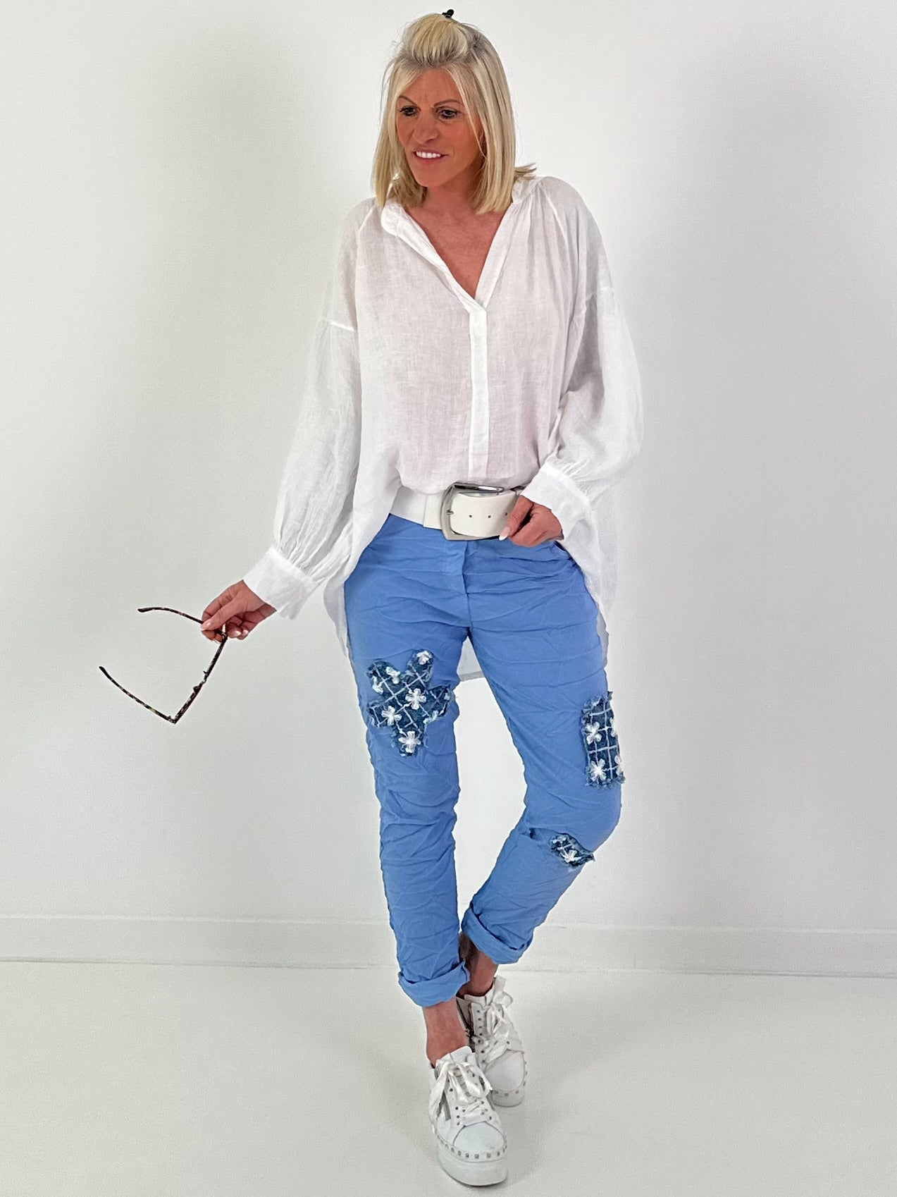 Pirate Tunic Linen - white