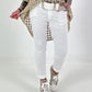 Basic Jogpants mit Bindeband - weiss