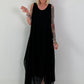 Sommerkleid mit Raff-Detail - schwarz