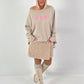 Sweatshirt model "Merry Mood" - beige