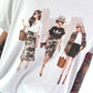 T-Shirt Girls - white