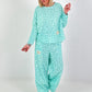 Two-piece set Leo - watergreen