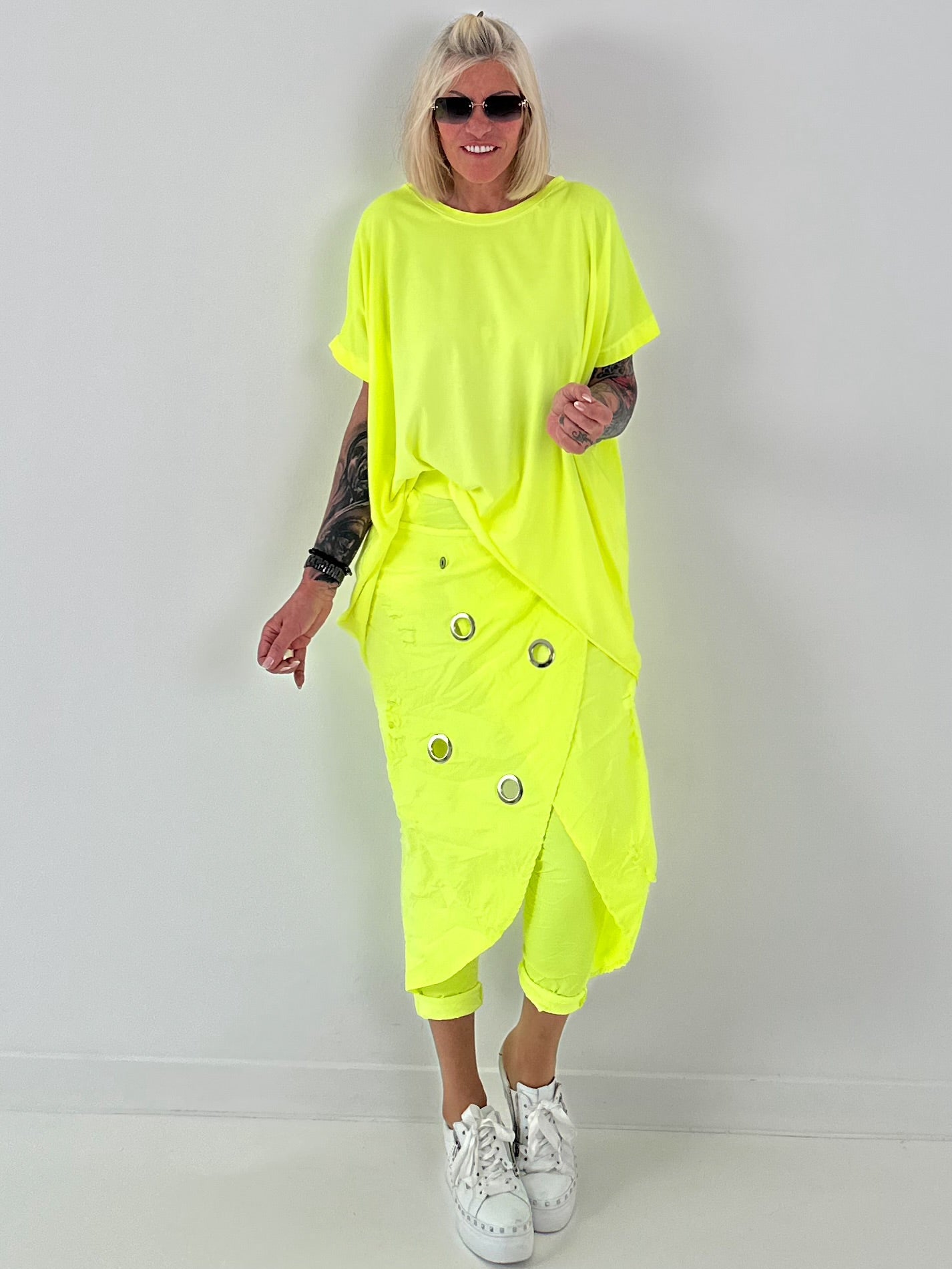 Oversized T-Shirt - neongelb