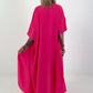 Leichter Long Mantel - pink