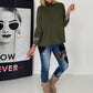 Strickpullover mit Turtleneck - oliv