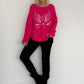 Weicher Pullover My Angel - pink