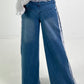 Jeansbroek model "Vichy Layer" - denim-lichtblauw