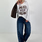 Oversized Shirt Unlock your Dreams - white