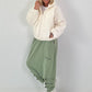 Bomberjacke mit Kapuze - creme