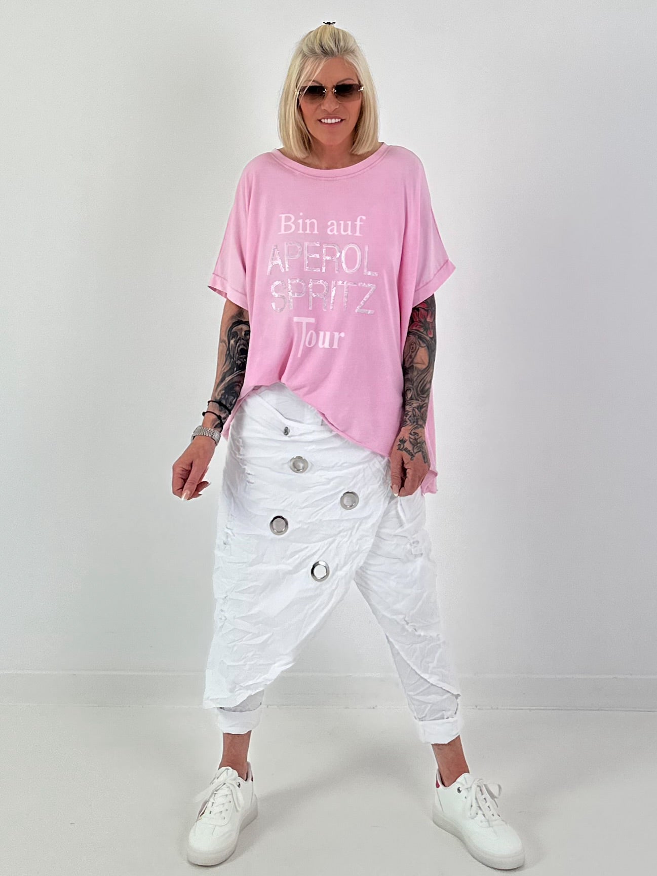 Oversized T-Shirt on Tour - rosa