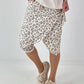Stylische Hose mit Überwurf im Knit-Look - beige