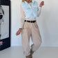 Gilet in behaaglijke bontlook - iceblue