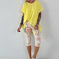 Oversized T-Shirt - gelb