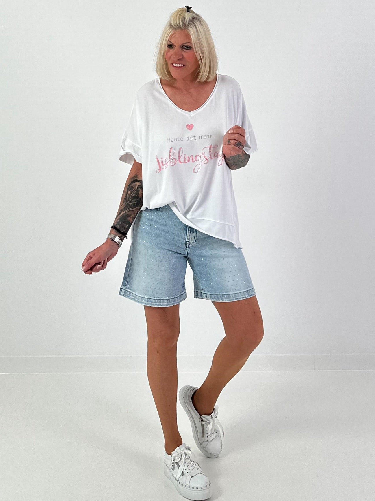 Shirt Lieblingstag - weiss