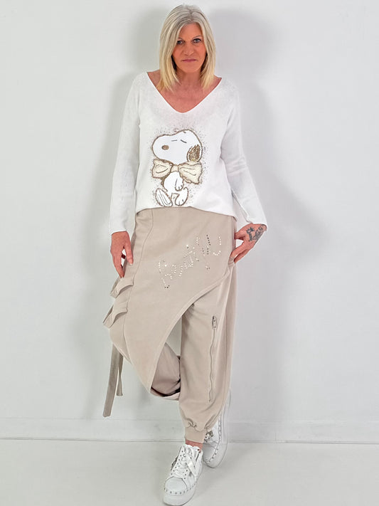 Pullover Modell "Cozy Cutie" - weiss