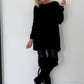 Lederleggings - schwarz