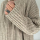 Rippstrickpullover - beige
