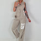 Hose BACK OFF - taupe