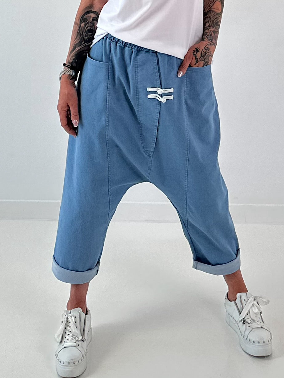 Jeans Baggy  - hellblau