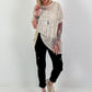 Netzshirt Don´t Overthink - beige