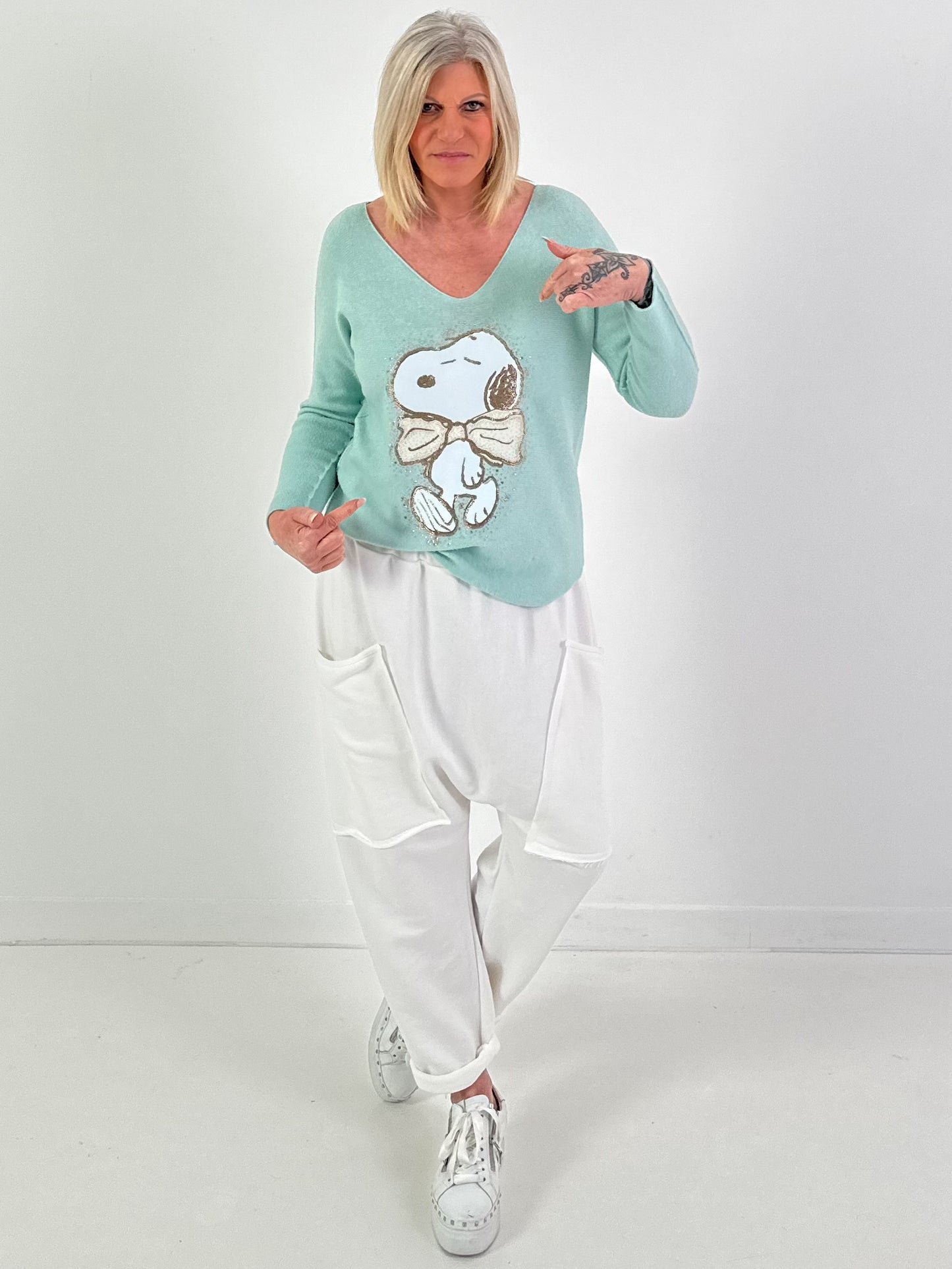 Sweater model "Cozy Cutie" - mint